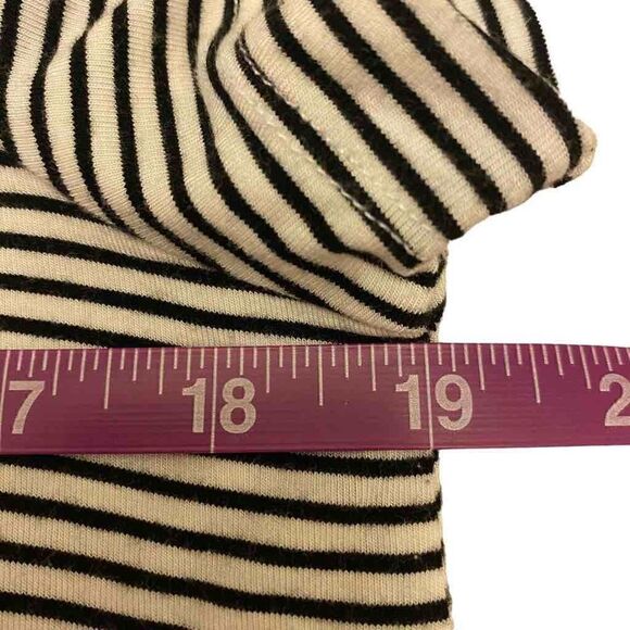 Old Navy Black and White Short Sleeve T-Shirt Dress Sz L - Picture 9 of 11
